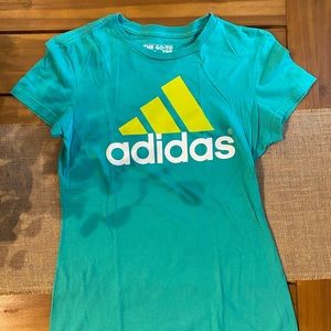 Adidas Women's Green T-Shirt Size Small